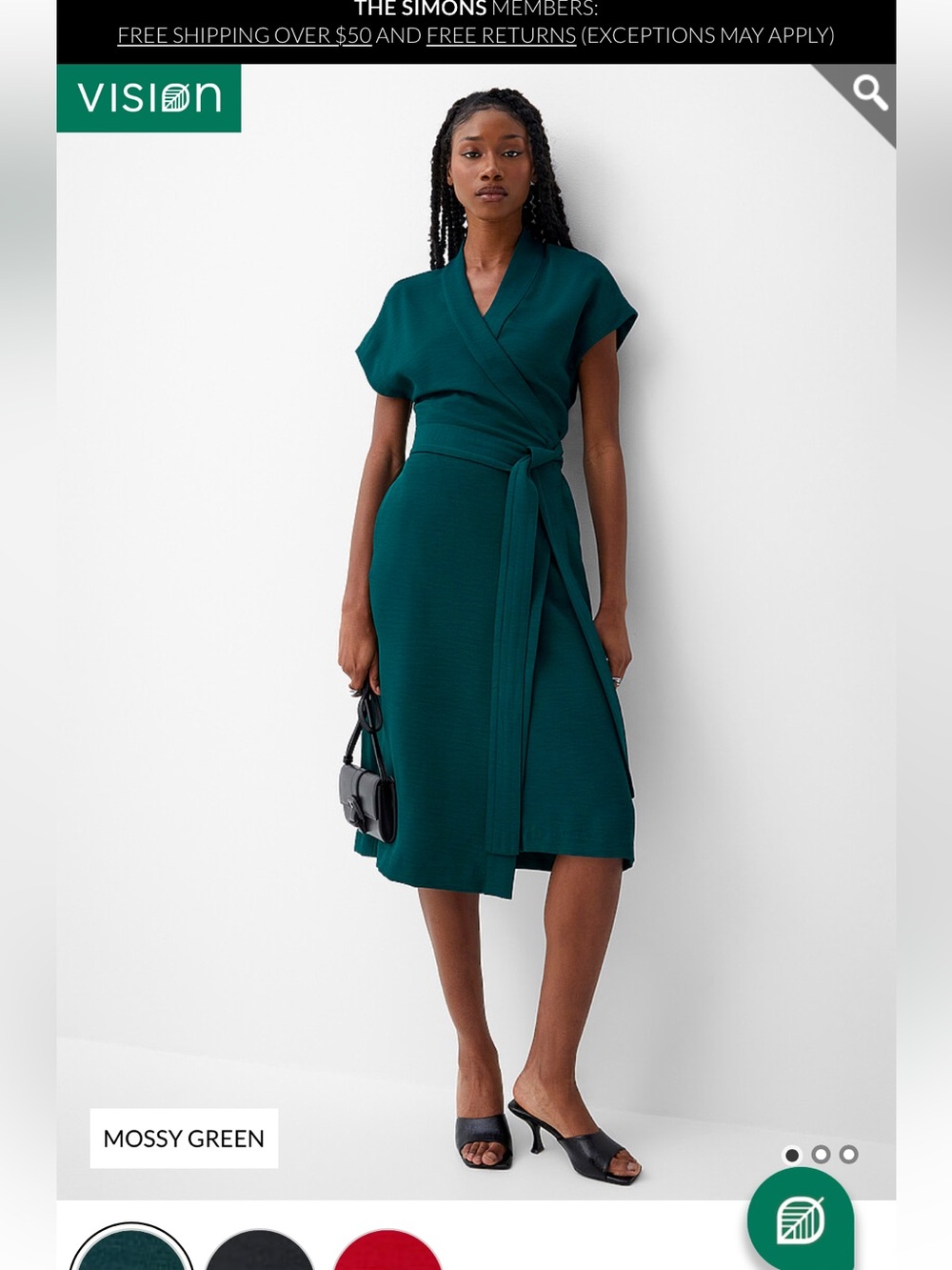 Piqué Wrap Dress